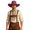 Z26-Wine, variant on Shapeable Wide Brim Felt Cowboy Hat Cattleman Western Hat for Cowboys Cowgirls Classic Rodeo Country Concert Daily