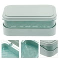 thumbnail image 3 of Raindrops 1Set Sky-Blue Rectangular Soap Box Holder for Bathroom and Shower Room, 3 of 8
