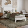 thumbnail image 3 of AFI Pasadena Twin-XL Solid Wood Low Profile Platform Bed, White, 3 of 13