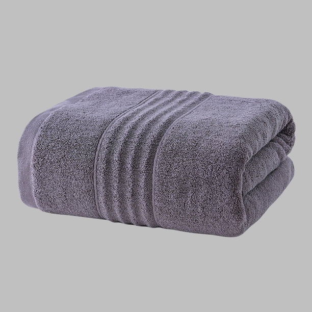 Nvzi 6 toallas de baño grises, 34x74 cm, de algodón puro, para ducha, toallitas corporales ultrasuaves y absorbentes, toallas faciales ideales para el baño.