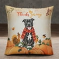 thumbnail image 2 of Happy Thanksgiving Pitbull with Turkey Pumpkins Autumn Vibes Pillowcase Double Sided Terrier Dog Lover Pillow Case Covers - 12018, 2 of 3