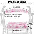 thumbnail image 6 of HELLHERO Pink-white Tie-dyed Back Cover Rollator Seat Cover Easy Fit for Elderly Adults Reusable Easy Install for Removable and Washable for Elder, 6 of 7