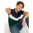 thumbnail image 4 of U.S. Polo Assn. Boys Color Block Pique Polo Shirt, Sizes 4-18, 4 of 5