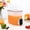 Black, variant on QuanTara 5L Beverage Dispenser with Faucet, Large Capacity Refrigerator Water Bottle, Fruit Tea Cooler, Iced Drink Pitcher with 3-Speed Tap, Household Drink Dispenser