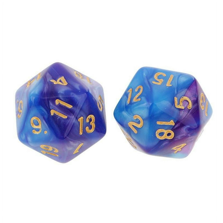 ゲームサイド VOL.20 ◆ 20-Sided Speckled Dice (d20) - Space - Dice Game Depot