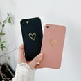 thumbnail image 6 of Compatible with iPhone SE 2022/2020 Case,iPhone 8/7 Case,Cute Plated Love Heart with Full Camera Lens Protection Case Soft Silicone TPU Protective Cover for iPhone 7/8/SE 3/2-Purple, 6 of 8
