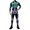 Z16-Black, variant on skeleton full body – Women's Black Skeleton Printed Jumpsuit, Zip Front One-Piece Silky-Smooth Milk Silk, Sizes S–XXXXL