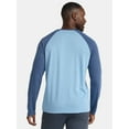 thumbnail image 3 of George Men's and Big Men's Raglan Tee with Long Sleeves, Sizes S-3XL, 3 of 5