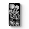 thumbnail image 5 of Tobelint Case for iphone 12 Pro,Skeleton Lovers Pattern Case with Side Print,Slim Bumper Full Cover, 5 of 5