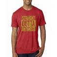 thumbnail image 1 of Straight Outta San Francisco SF Fan | Fantasy Football | Mens Sports Premium Tri Blend T-Shirt, Vintage Red, 2XL, 1 of 4