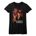thumbnail image 1 of Scarface T-Shirt Femme Junior Noir Paysage Urbain Rouge, 1 of 2