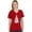 Red, variant on Tstars Women's Distressed Christmas Tree Xmas Party Holiday T-Shirt