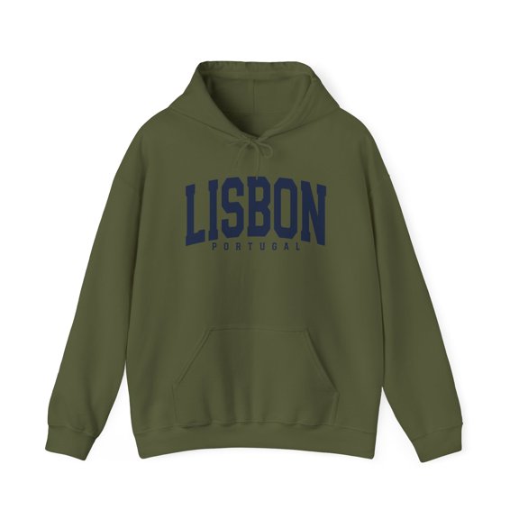 Lisbon Portugal Hoodie, Gifts, Hooded Sweatshirt