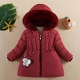 thumbnail image 2 of Tuosodrolic Girls Puffer Winter Coat Thickening Warm Jacket Heavyweight Down Coats Fuzzy Hooded Outerwear Water Resistant Parka Jackets, 2 of 9