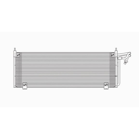 A/C Condenser Fits 1998 Jeep Cherokee