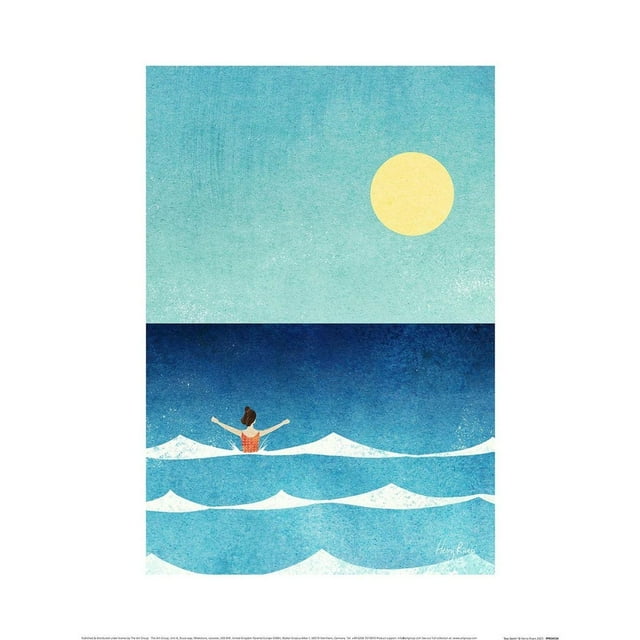 Henry Rivers Sea Swim Print