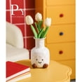 thumbnail image 5 of Cute Decor for Bedroom Cute Bedroom Decor White Ceramic Single Flower Vase Cute Desk Decor Aesthetic Cute Room Decor for Home Side Table Nightstand Decor 1 Pack, 5 of 6