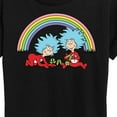 thumbnail image 3 of The Cat in the Hat - Thing 1 2 Rainbow - Women's Short Sleeve Graphic T-Shirt, 3 of 5