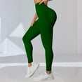 thumbnail image 4 of JJHGVB Yoga Pants Women Butt Lifting Leggings for Women Workout Leggings for Women Athletic Pants for Women Track Pants Women Dressy Pants Pull On Trousers for Women Green S, 4 of 8