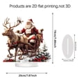thumbnail image 5 of KFUIRDE Santa’s Sleigh Acrylic Ornament, Decorative Garden & Potted Plant Decor, Outdoor Holiday Tabletop Display for Christmas, Acrylic Standee, 5 of 5