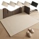 thumbnail image 1 of Alfombra de rayas - moqueta de poliéster de 60x40 cm para salón, dormitorio, balcón - Esterilla decorativa suave y cómoda beige o negra, 1 of 6