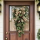 thumbnail image 1 of Simulation Bow Bells Wall Hanging Wreath Christmas Wall Hanging Decoration Door Hanging, 1 of 7