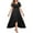 Ink Dyed Black, variant on Plus Size Formal Dresses Glitter V Neck Split Wedding Cocktail Long Evening Dress Ink Dyed Black XL