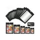 thumbnail image 1 of 50pcs Resealable Polyester Film Self-Sealing Jewelry Bags, Foil Pouch, Food Storage, Packaging, Odor-Proof Bag With Hang Hole, 1 of 4