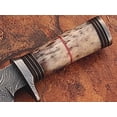 thumbnail image 5 of Out Class Damascus Steel Hunting Knife w/ Giraffe Bone Handle, 5 of 5
