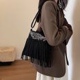 thumbnail image 4 of Bolso de hombro elegante para mujer bolso de mano versátil bolso de mano Vintage bolso de playa de verano, 4 of 9