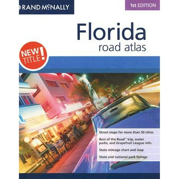 Pre-Owned Rand McNally Florida Road Atlas by Not Available (Na) Rand McNally