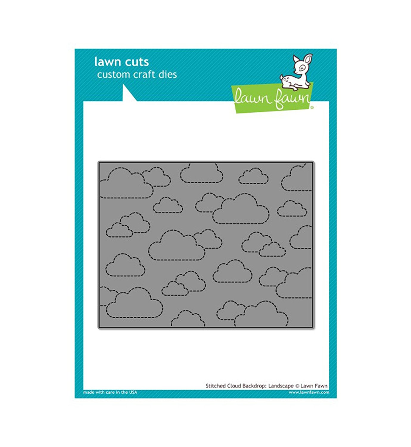Puffy Cloud Backdrop Lawn Fawn Lawn Cuts Custom Craft Die Portrait