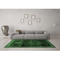 thumbnail image 3 of Ahgly Company Indoor Rectangle Persian Emerald Green Traditional Area Rugs, 7' x 9', 3 of 4