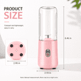 thumbnail image 6 of Portable Blender for Juices & Smoothies with 6 Blades Powerful Performances Fusion Mini Juicer, USB Rechargeable Mini Blender Cup for Kitchen Sports Travel and Outdoor Activities - 14 oz, 6 of 6