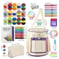 thumbnail image 2 of Craftbud Crochet Kit For Beginners, Yarn For Crochet Set With Acrylic Yarn For Crochet With Crochet Bag, 2 of 5
