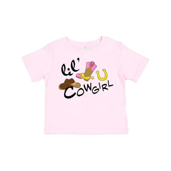 Inktastic Lil' Cowgirl Girls Toddler T-Shirt