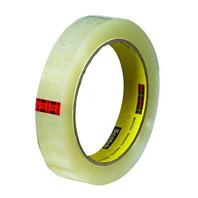 Scotch Transparent Clear Finish Tape 3 Inch Core Great Value WJY6L 1//2 x 2592 Inches 8 Rolls