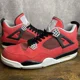thumbnail image 2 of Ni - ke Jordan 4 Retro Toro Bravo 2013 Size 11.5 308497-603 Red Black OG Rare Men’s Shoe, 2 of 5