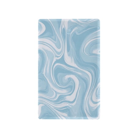 IAUYY Retardant PC Material Unused Outlet Cover Switch Plate Covers Easy DIY Installation with Screws Light Switch Cover Plate Marble Texture