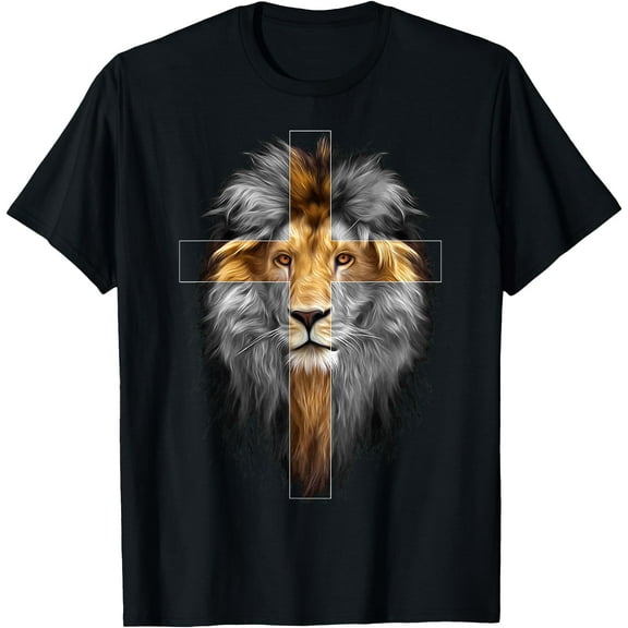 Christian Inspiration Jesus Lion of Judah Unisex T-Shirt for Men Women Kids