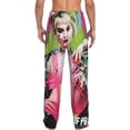 thumbnail image 3 of Harley Quinn Bird Prey Men's Pajama Pants With Pockets Lounge Fashion Cozy Daily Sleep Pants Sleepwear, 3 of 8