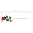 thumbnail image 6 of Simulation Flower Realistic Looking Vibrant Color Faux Silk Cloth Dining Table Decoration Artificial Rose Flower Ornament Home Supplies, 6 of 7