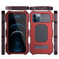 thumbnail image 6 of Compatible with iPhone 13 Pro Case 6.1 inch 2021, Outdoor Heavy Duty Aluminum Metal Case with Screen Protector Camera Cover Rugged Military Shockproof Case for iPhone 13 Pro, 6 of 8