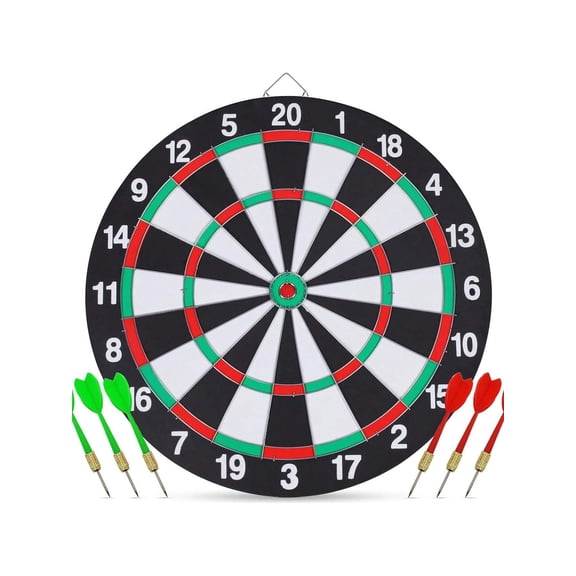 Professional Dart Board Set Indoor Home Leisure Entertainment Paper Target Darts Set Outdoor Paper Target Dart Board,12in