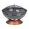 thumbnail image 3 of Fire Sense 62242 Degano Round Fire Pit, Black/Copper, 3 of 4