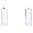 thumbnail image 2 of Decodeary Swabs Box Stick Case Jewelry Holder Clear Lid Design Convenience Transparent Makeup Organizer Shockproof Sweet Gift Transparent 2Set, 2 of 6
