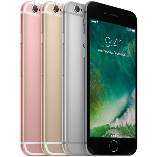 Refurbished Apple Iphone 6s 128gb Space Gray Unlocked Gsm Walmart Com Walmart Com
