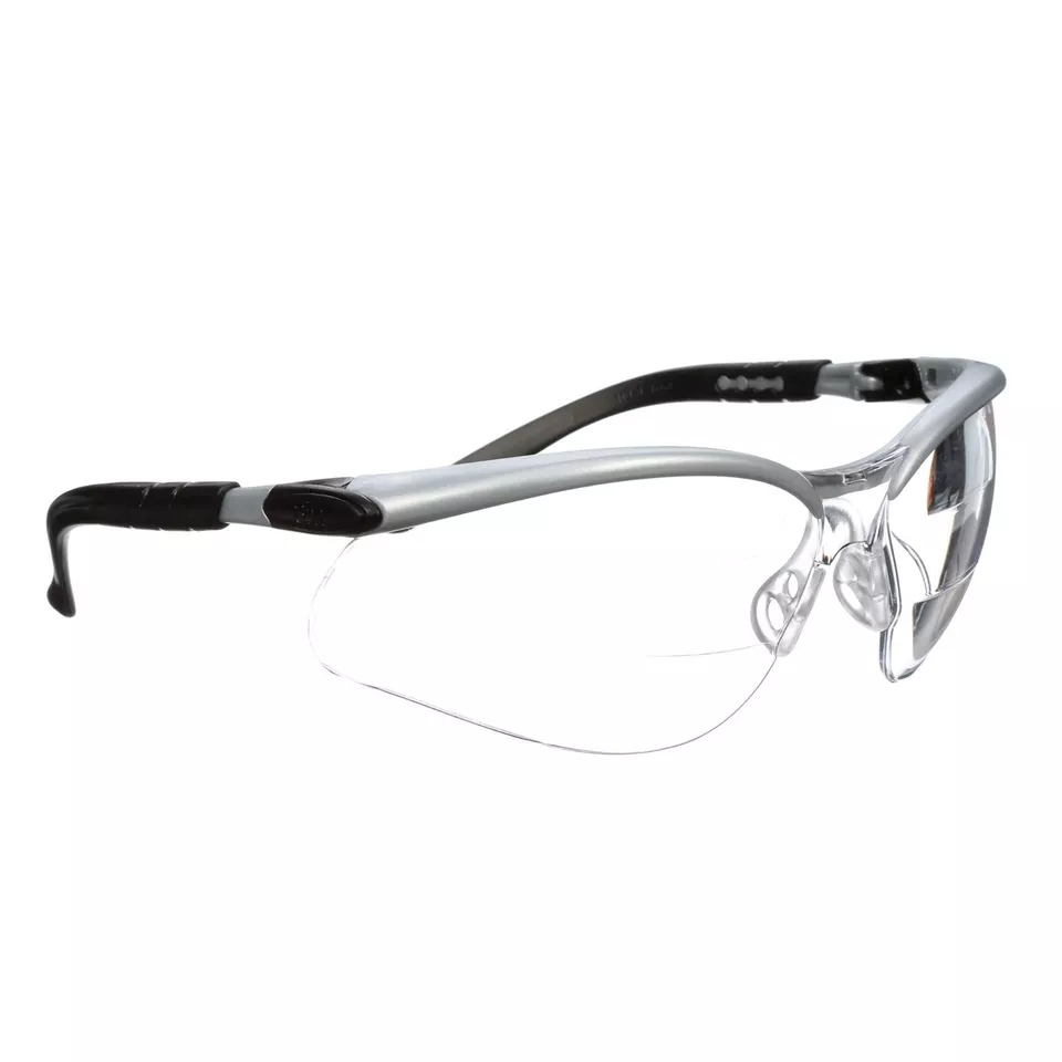 CIRCLE- 3M 11459 +2.5 Clear Anti Fog Bifocal Readers Protective Safety Glasses Ansi Z87+