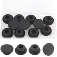 thumbnail image 1 of Tapones de goma BOPOREAE en forma de T para orificios redondos de 22 a 23 mm x 11 mm, color negro, 1 of 9