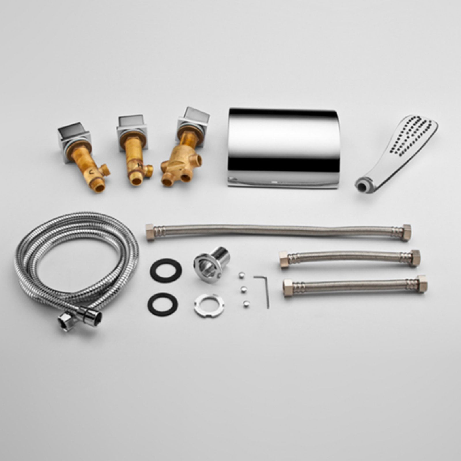 Kokols MPF03 Deck Mount Bathtub Faucet with Hand Shower